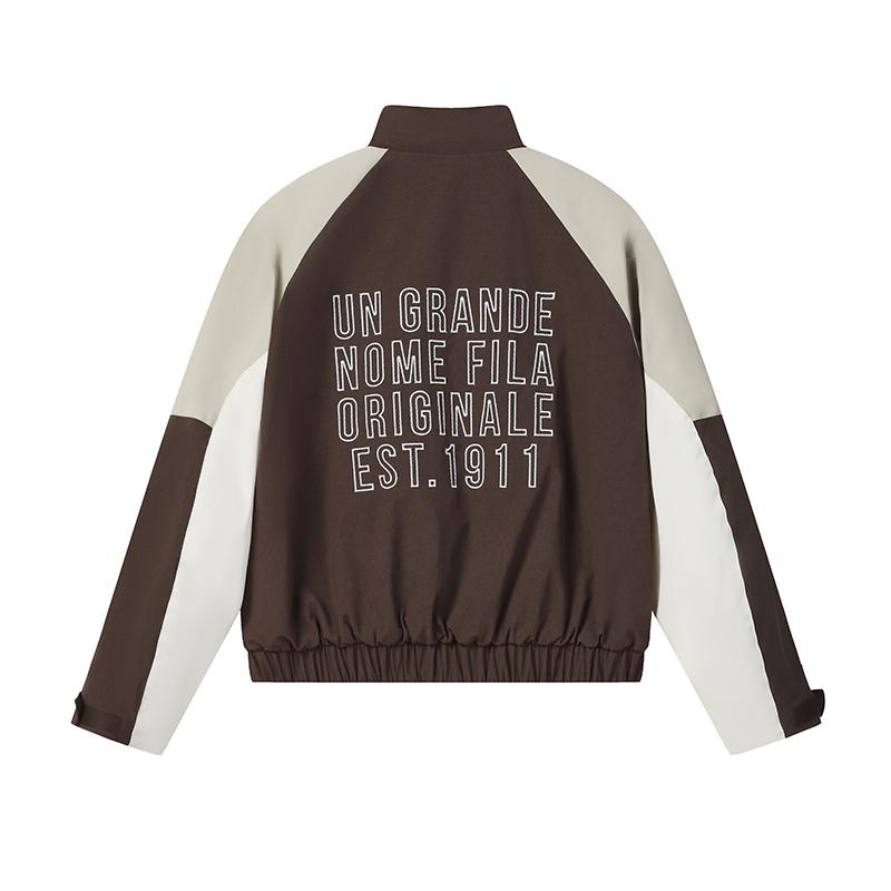 Fila Original Vintage Sports Casual Comfortable Warm Loose Cotton Jacket Women Jackets F11W619904F-BN