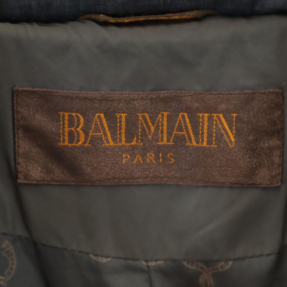 Balmain Down Jacket L Gray Women Used