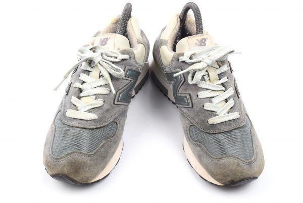 Rare Model Made In USA New Balance M1400 Gray Suede Mesh Low-Cut Sneakers Women’s 24.0(USED)