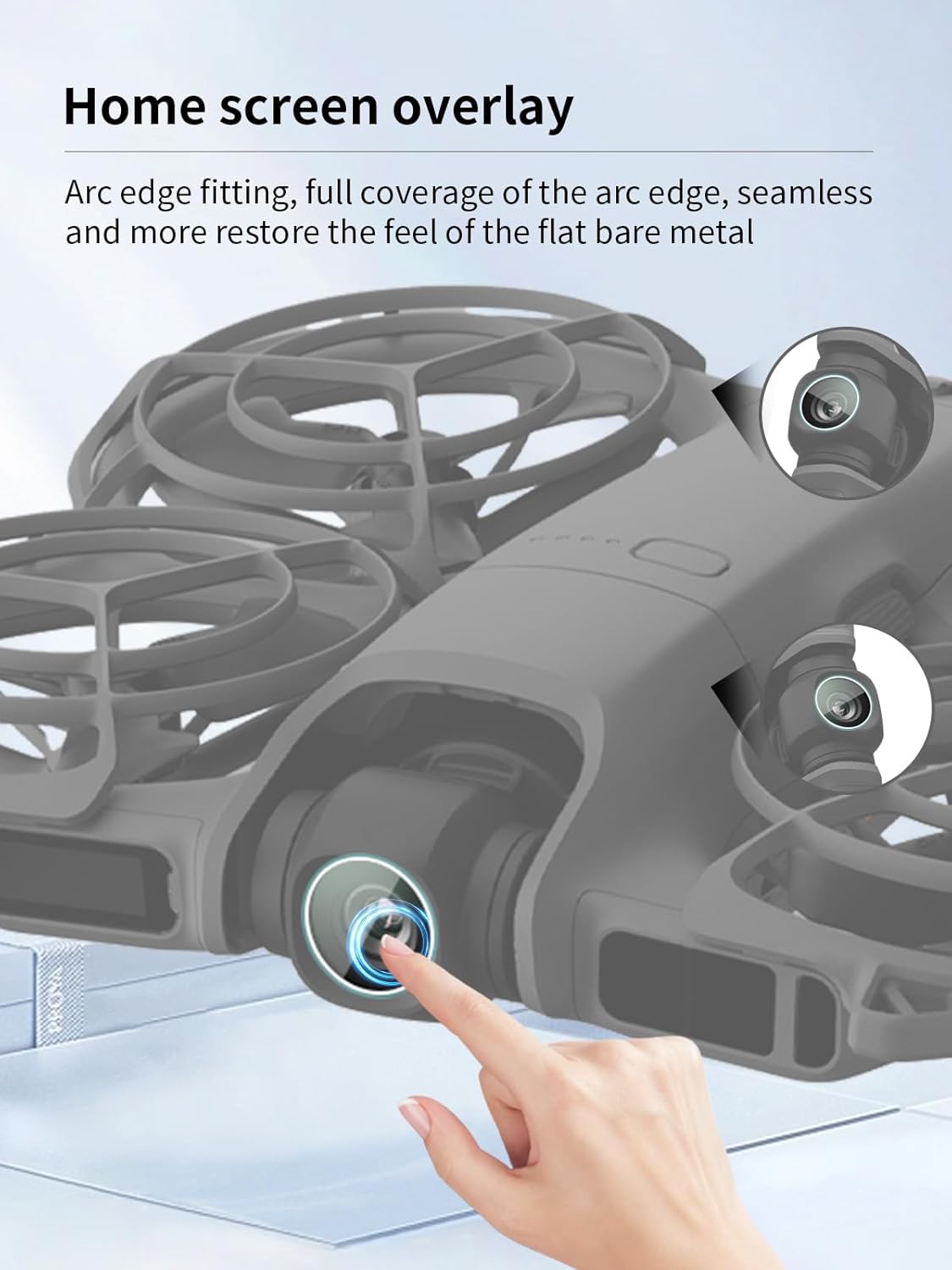 Защитное стекло для объектива камеры дрона DJI Neo 2, HD, закаленное, антицарапающее защитное покрытие для аксессуаров DJI Neo 2 for DJI NEO 2