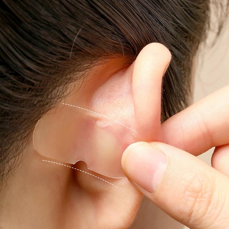 10pcs Elf Ear Support Stickers Invisible Ear Corrector Ear Lobe Support Patches Elf Ear Makeup V-Face Stickers Easy Use