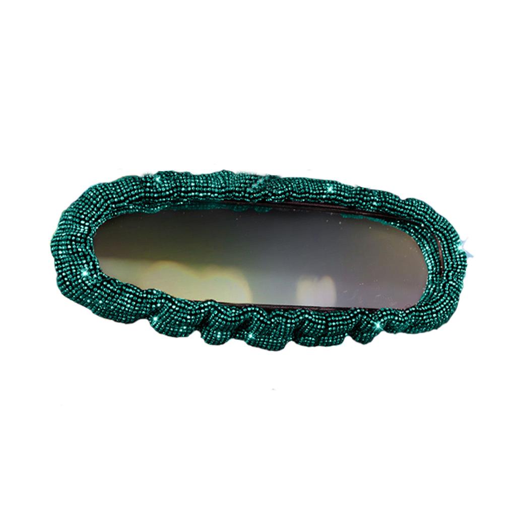 Hot Diamond Full Diamond Car Rearview Mirror Cover, Diamond-encrusted Car Rearview Mirror Interior Cover