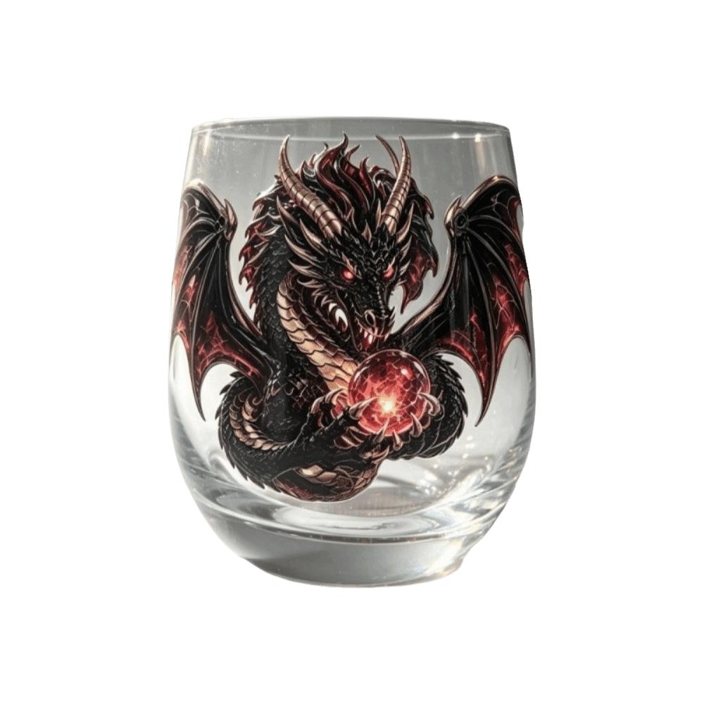 Gruseliger 2D-Druck Halloween Glasdrache Hexe Halloween Kunst Tasse Kürbis Dunkler Stil Kaffeetasse Halloween Party