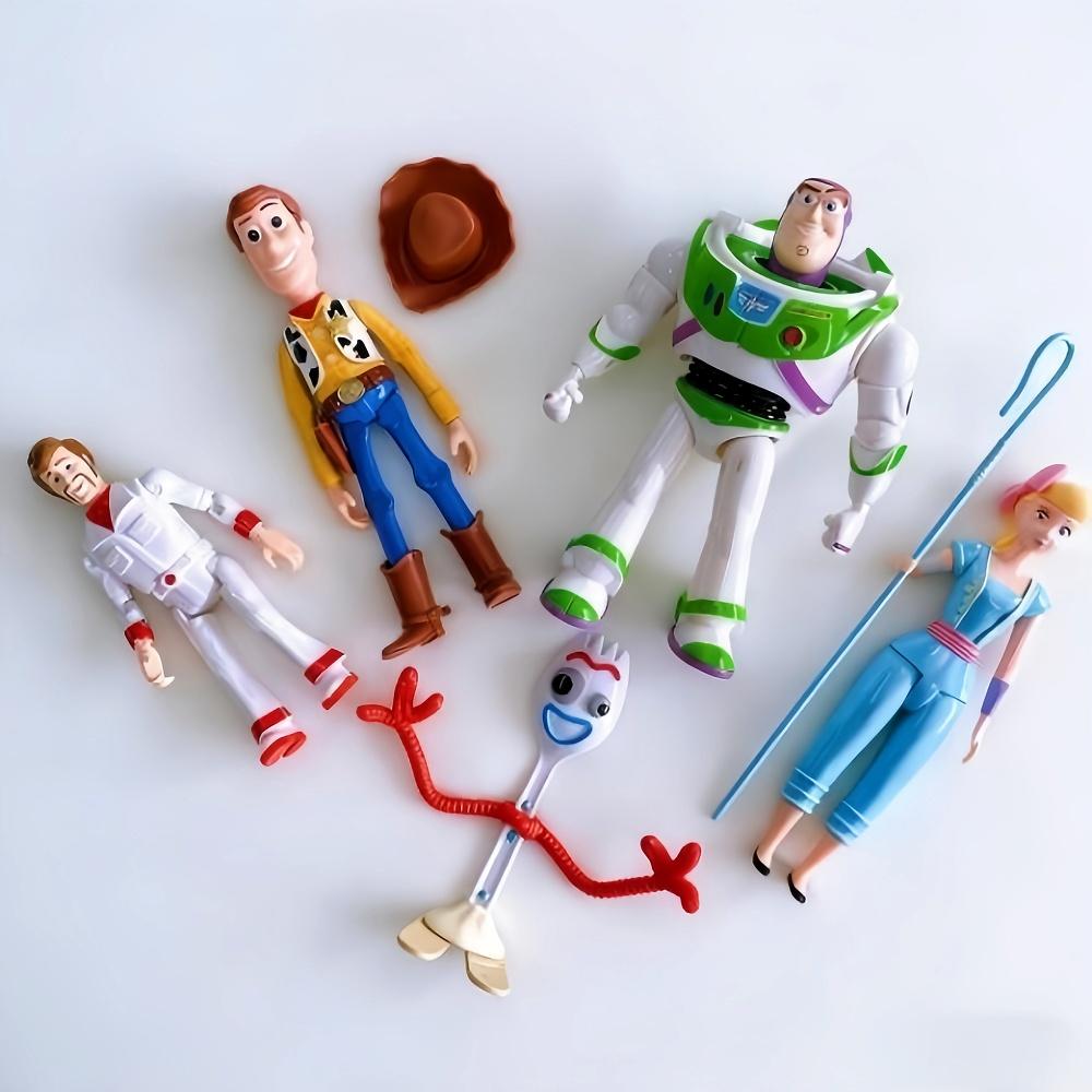 in stock Toy Story Buzz Forked shepherdess Doll Action Figures Anime Decoration Collection Toy Model For Festival Gifts