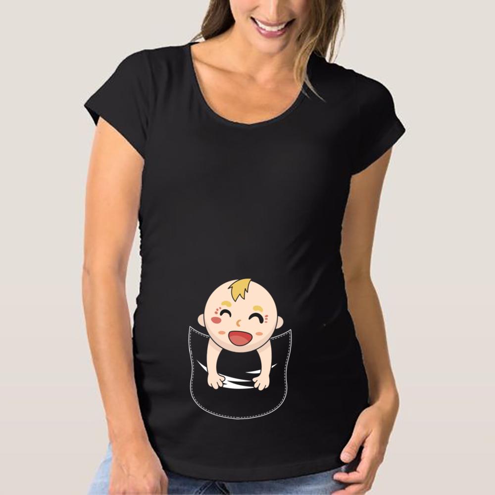 Moederschap T-shirts Voor Unisex Schattig Grappig Grafisch Zwangerschapscadeaus Zomer Casual Mama Zwangerschap Blouses Kleding