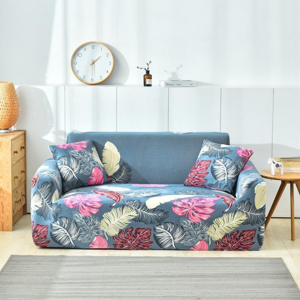 Stretch Sofa Cover Full Set Slip Proof Universal Elastic Couch Protector Anti Dirt Fabric Sofa Cover for All Seasons
