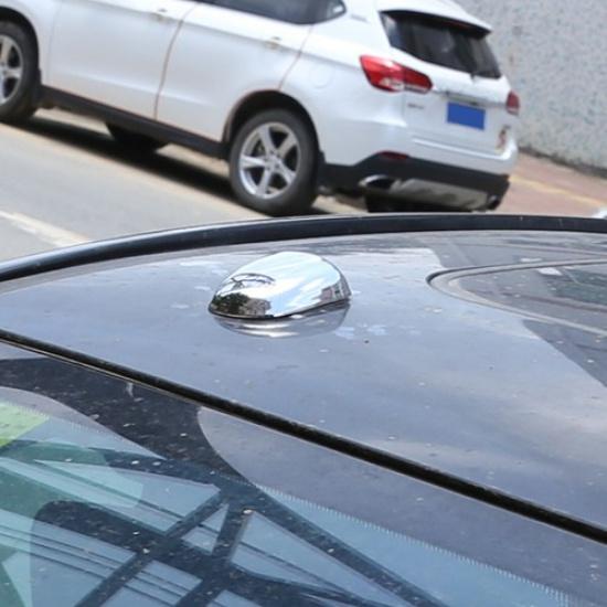 Car Roof Antenna Cover Silver Chrome Casing For Tayota Tundra 2014-2018