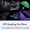 Flexible Neon Light 10M/5M/3M/1M EL Wire Led Neon Dance Party Atmosphere Decor Lamp RopeTube Waterproof Multicolor Led Strip Red