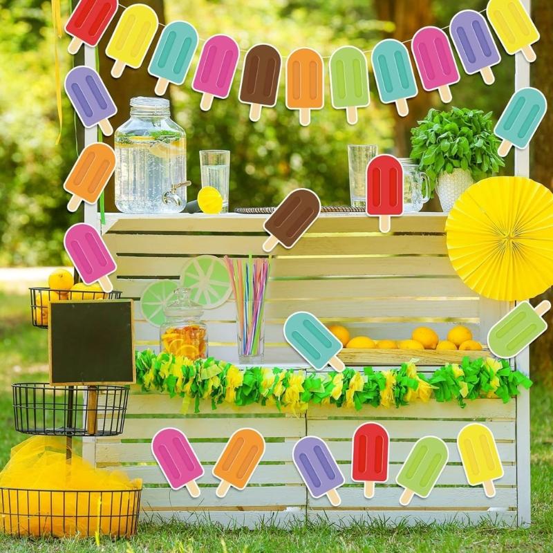 Ice Cream Cut Outs Back to School Classroom Ice Cream Decoration Colorful Ice Cream Cutouts for Bulletin Board School Summer