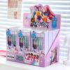 Kpop Demon Hunters Heat Erasable Pens Cute Rumi Mira Zoey Pen Marking Pens Student Anime School Stationary Black 0.5mm Fans Gift