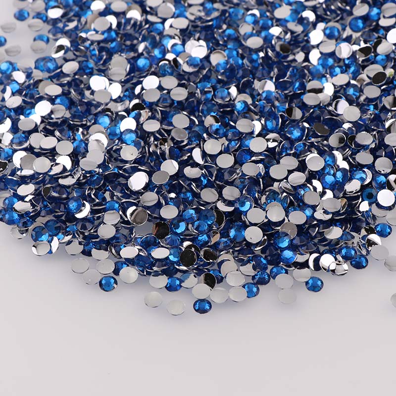 1000pcs Non Hot Fix Rhinestones 2/3/4mm Round Resin Flatback Crystal Rhinestone DIY Nail Art Jewelry Garment Decorations Glue On
