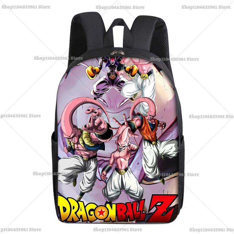 Dragons Ball Backpack Student Goku Vegeta Cartoon Anime Schoolbag Waterproof Large Capacity Men Rucksack Bookbag Stationery Gift