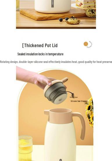 Personalized Large Capacity Stainless Steel Thermos Flask for Home and Dorm Use