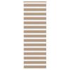 VidaXL Store Zèbre Marron Sable Largeur Du Tissu 65,9 Cm Polyester, Store À Enrouleur Zébré, Store Zébré Pour Fenêtre, Store 4014567