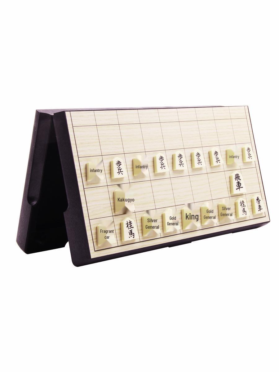 Портативные магнитные сёги для детей - Складная доска и обучающая японская игра