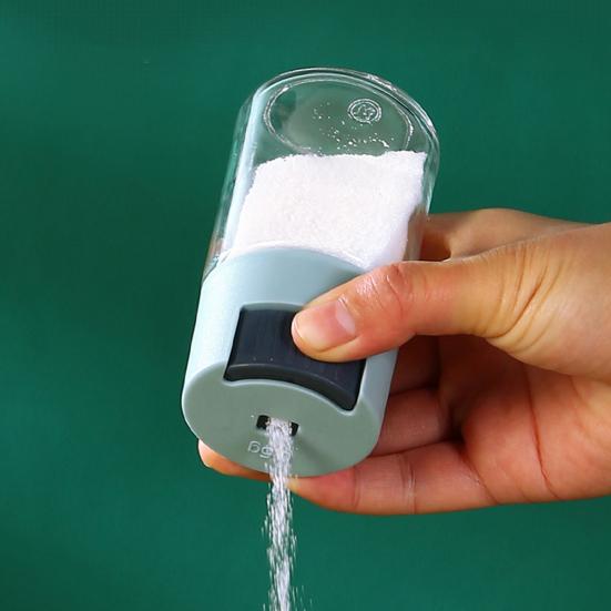 Glass Salt Shaker with Moisture Resistant Seal Easy Refill Transparent Design Food Grade Seasoning Jar