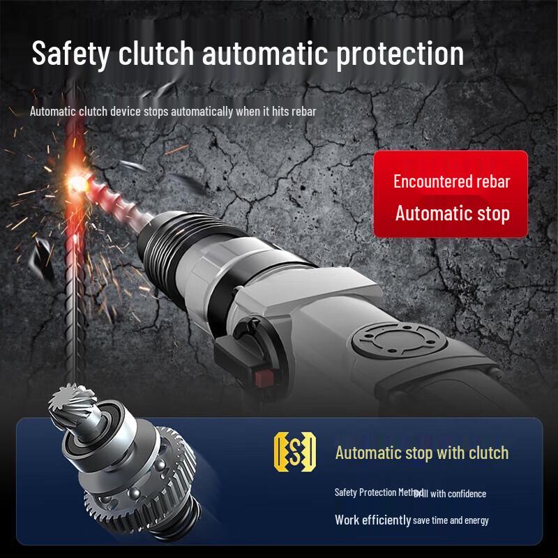 Dongcheng DZC1100-28 1100W Rotary Hammer Drill CN Plug (adapter Included)