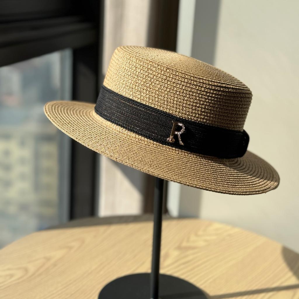 Retro Strohhut Damen Sommerurlaub Strand Sonnenschutz Sonnenhut Retro Zylinder