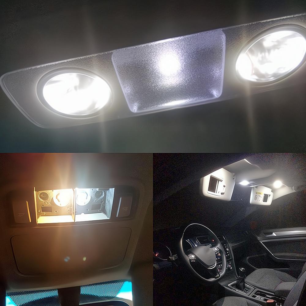 2X W5w LED T10 Canbus Bulbs 3014 Car 168 194 Turn Signal License Plate Trunk Clearance Lights Lamp White 12V 6000K