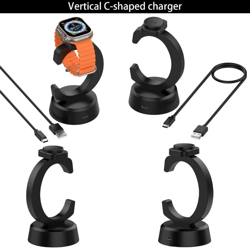 Portable Magnetic USB Charging Stand Base for Watch Series 9 8 7 6 5 4 3 2 Easy To Use And Travel Friendly