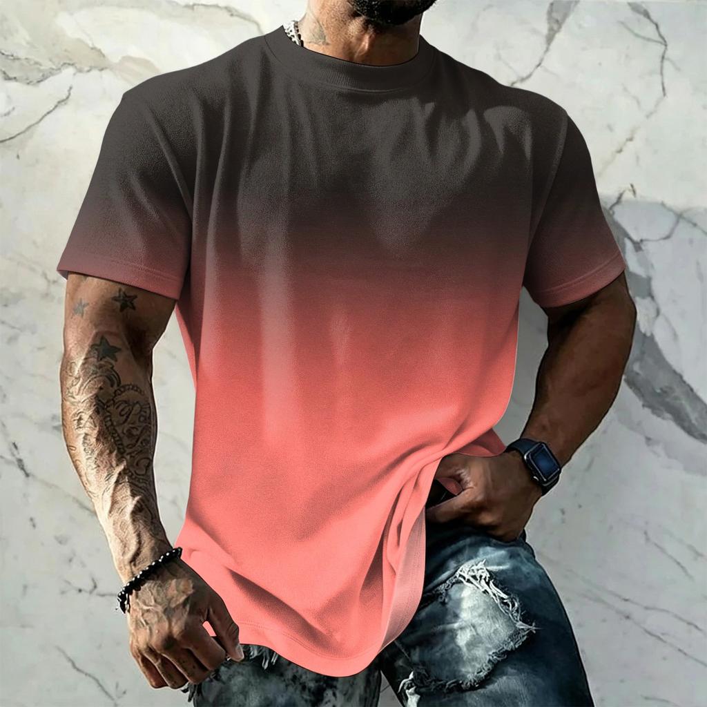 Men's Vintage Short Sleeve T Shirt Loose Fit Breathable Summer Sports Streetwear Casual Everyday Top