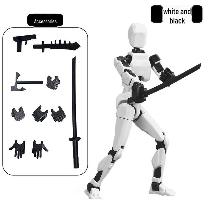 3D Movable Jointed Children's Dolls - Decompression Toy