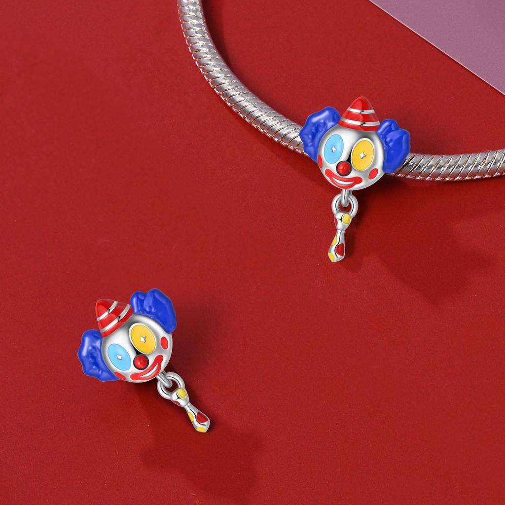 Charms Original Copper Dr. Clown Beads Fit Bracelet Women Jewelry Diy Fine Gift