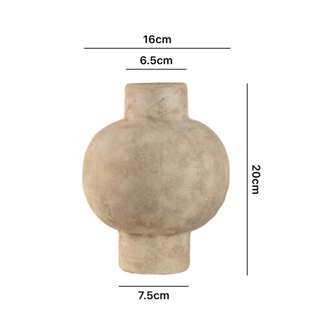 Handmade Ceramic Vase Wabi Sabi Style Pottery Living Room Decor Simulation Flower Arrangement