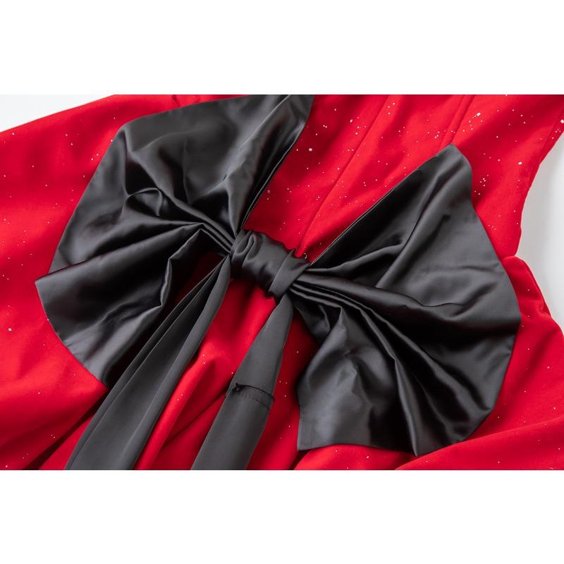 Summer Women Sexy Strapless Open Back Beading Velvet Slim Mini Short Evening Party Ball Gown Dresses