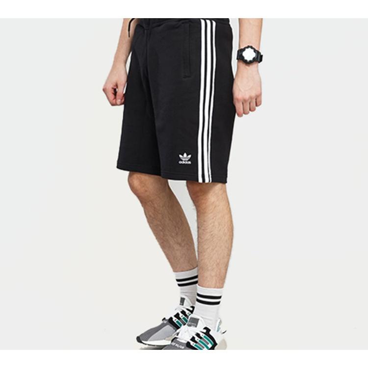 adidas Originals 3-Stripe Short Stripe Shorts Black Men's DH5798