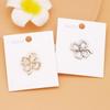 Four-Leaf Clover Anti-Exposure Brooch for Women's Elegant Seamless Work Shirt