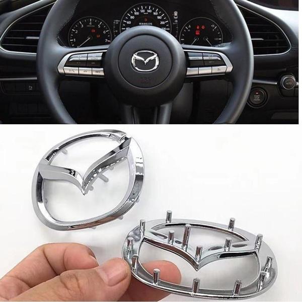 

Car Steering Wheel Emblem Badge Cover Stickers for Mazda Axela Mazda3 CX5 CX3 CX6 RX7 MX5 CX9 CX7 CX9 Auto Logo Decals