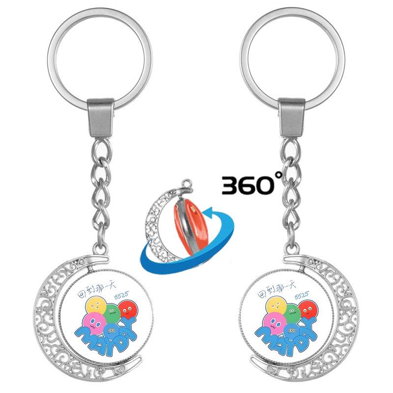 

Двусторонний вращающийся брелок-эмодзи – Поддержка и подарок брелок