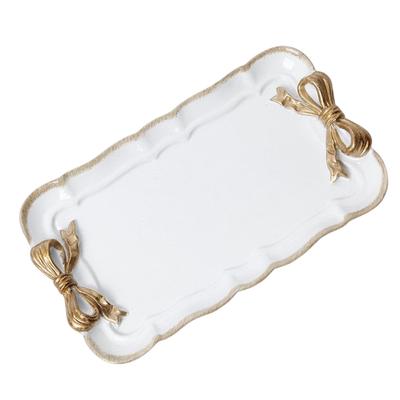 Resin Tray Cake Dish Workmanship Compact Size Storage Fruit Plate Snack Holder Craftsmanship Cute Design Household Accessories