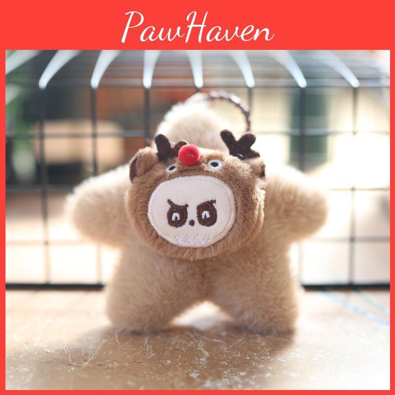 Star Doll Plush Keychain Pp Cotton Fill Backpack Decor For Kids Teens