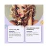Hoegoa Locken Haarschaum für volles Styling Locken Haare Formgebender Glanz Selbstbewusstes Gefühl Weich Elastisch Locken Form