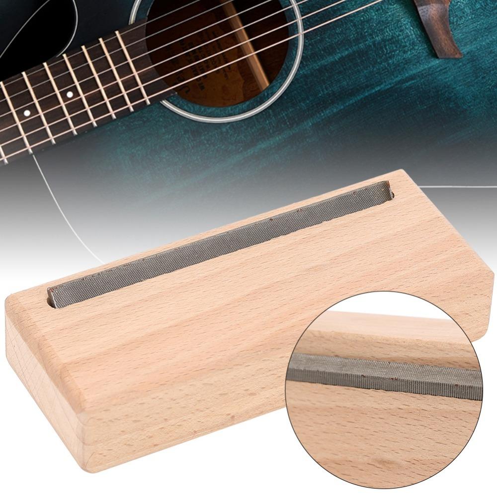 45 Degrees Guitar Fret File Wood Color Luthier Maintenance Tool Guitar Repair Tool  For Guitar