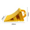 Car Wheel Driveway Ramps Anti-Slip Wheel Chock Portable Heavy Duty Threshold Ramp for Car Trailer Truck Motorcycle Accessories