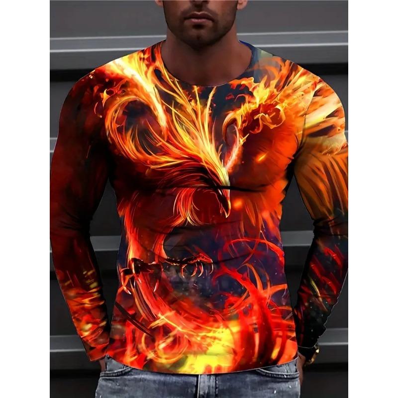 Men's T-shirt Fashion 3D T-shirt Sublimation Men's Short Sleeved Printed Loose Top Tshirt