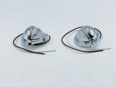 Bubulu /24V LED License Plate Lamp Universal Plated Set of 2 White Truck Dump Trailer Diversion
