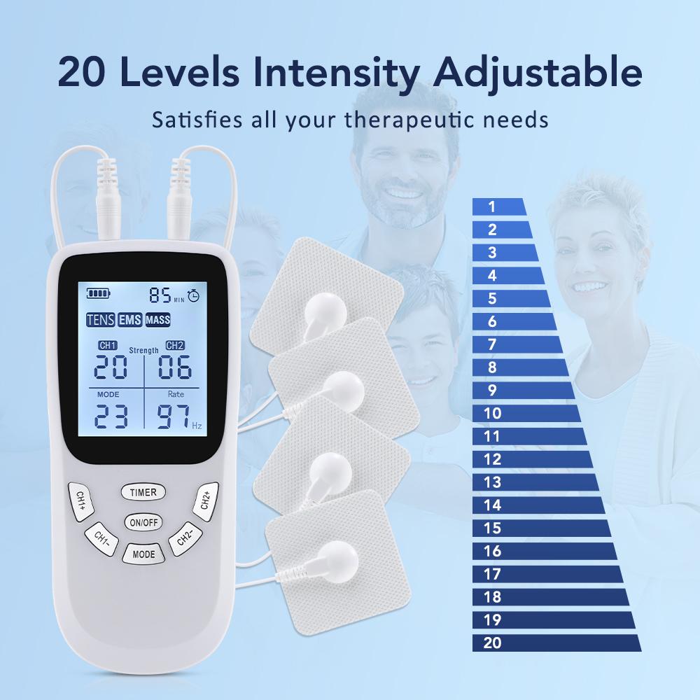 36 Modes Physiotherapy Tens Electric Muscle Stimulator EMS Acupuncture Full Body Massage Digital Therapy Slimming Machine