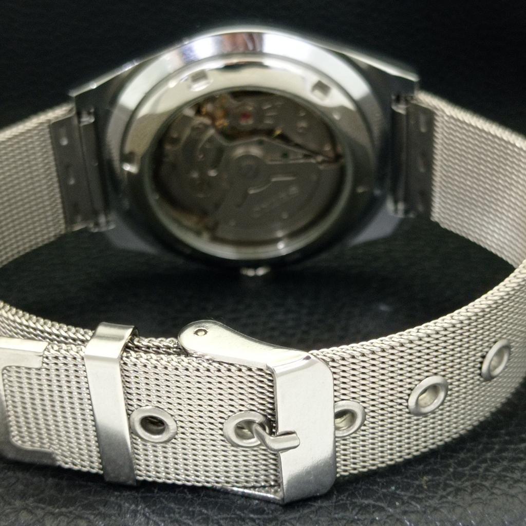 REFURBISHED SEIKO 5 AUTOMATIC 6309A VINTAGE JAPAN MENS BLUE DIAL WATCH a440907-4 Sk-a440907