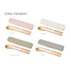 Takenaka mayu Wooden Chopsticks & Spoon Set PK 18cm Pink, mayu Series, Warm Wooden Texture, Antibact