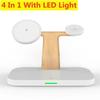 4 In 1 Magnetic Wireless Charger Stand for iPhone 16 15 14 13 Pro Max  Watch 1-9 AirPods Fast Charging Station Phone Holder