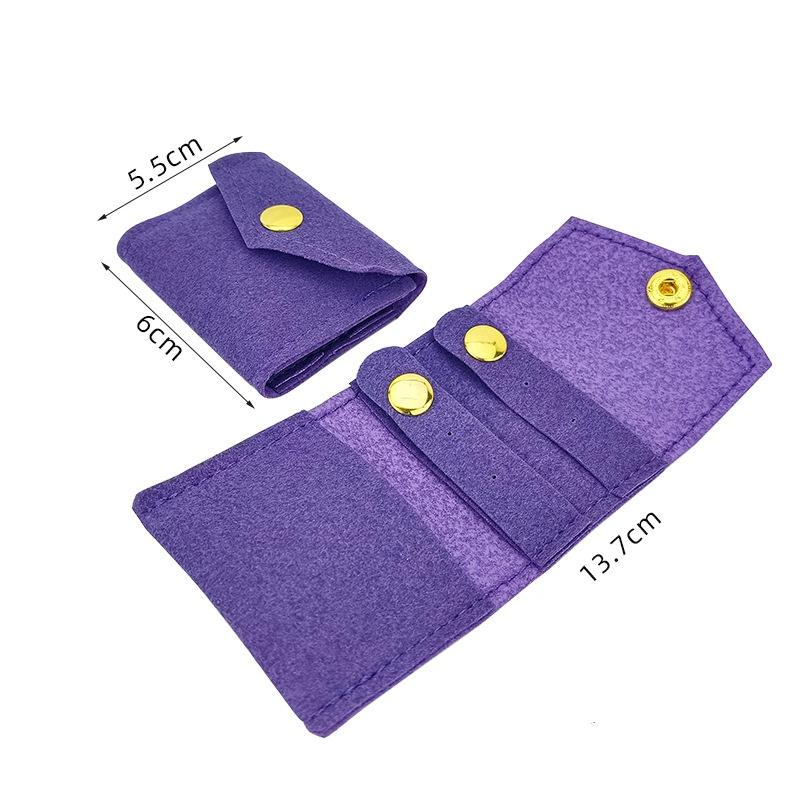 Mini Jewelry Organizer Multi-Functional Velvet Jewelry Bag Jewelry Storage Bag Portable Portable Necklace Ring Bag For Home Gift