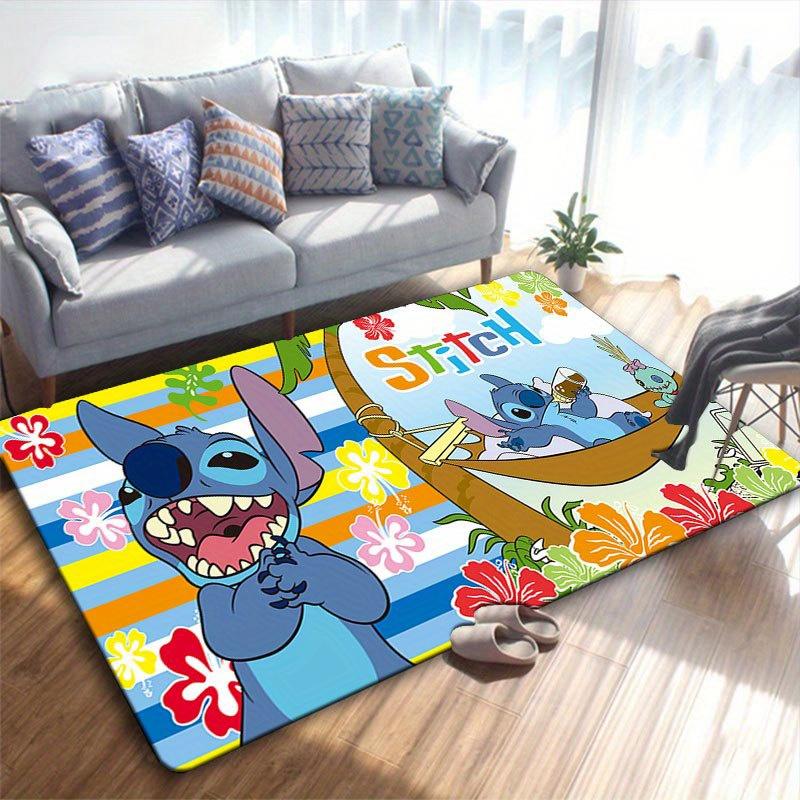1ks Koberec s motivem Lilo a Stitch od Disneyho Kobercová plocha Protiskluzový koberec Ručně omyvatelná podložka Vhodné do obývacího pokoje Ložnice Domácí dekorace