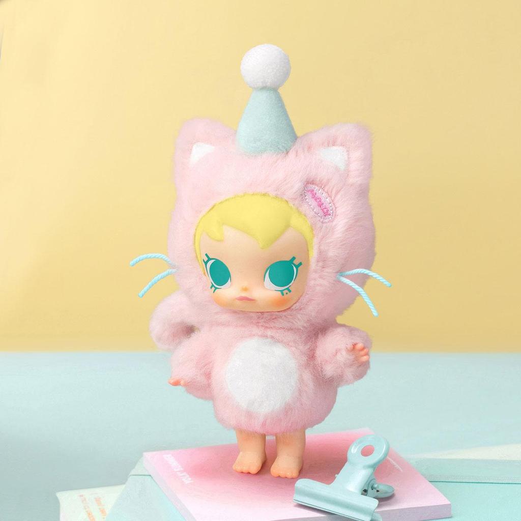 POP MART Baby Molly Pocket Friends Series-Vinyl Plush Pendant Blind Box (Single Pack / 6-Piece Set)