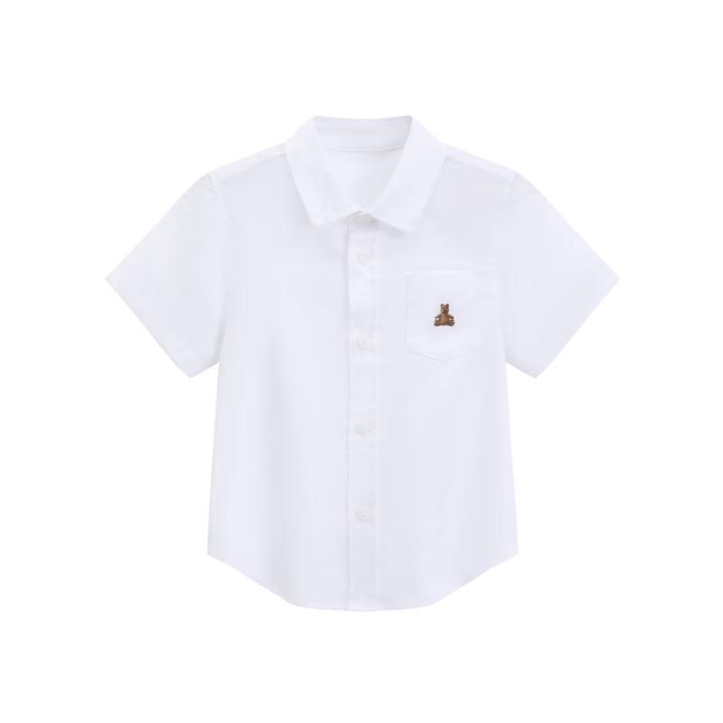 

Gap Boys Toddler Bear Embroidered Oxford Short Sleeve Shirt 110/56
