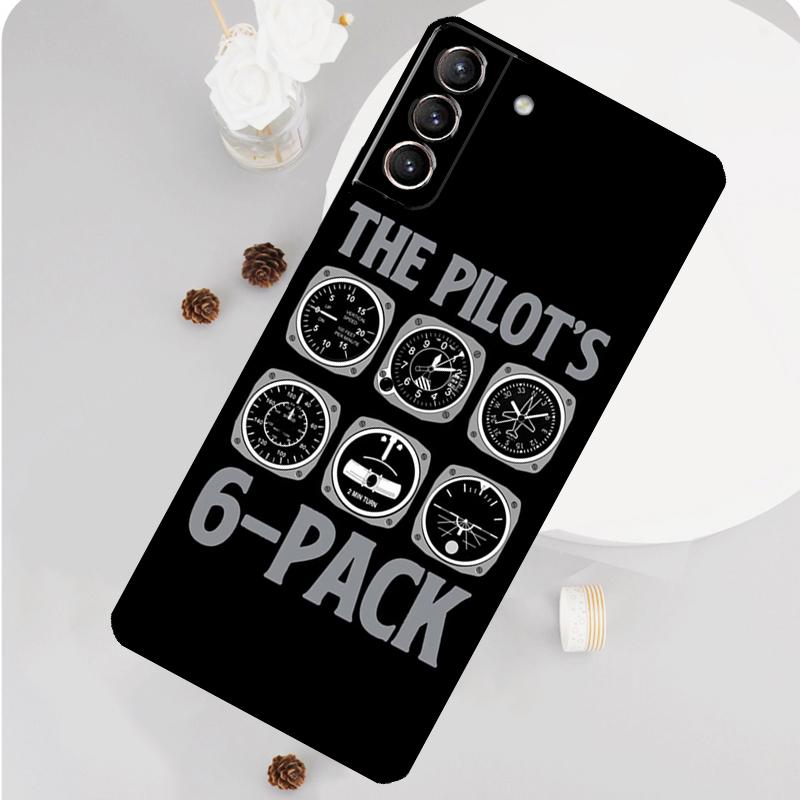 Aircraft Cockpit Dashboard Phone Case For Samsung Galaxy S25 Ultra S20 S21 S22 S23 S24 Plus S9 S10 S25 FE Funda Cover