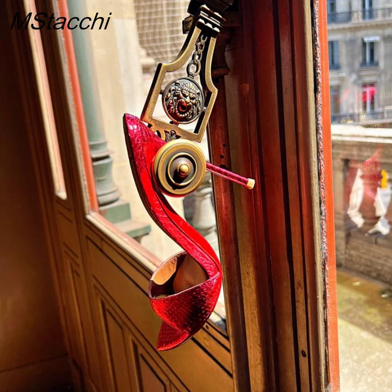 Sommer Rosshaar Hausschuhe Damen Schuhe Super-High Heel Stiletto Sandalen Party Runway Spitz Peep Toe Damen Sandalen Große Größe 46